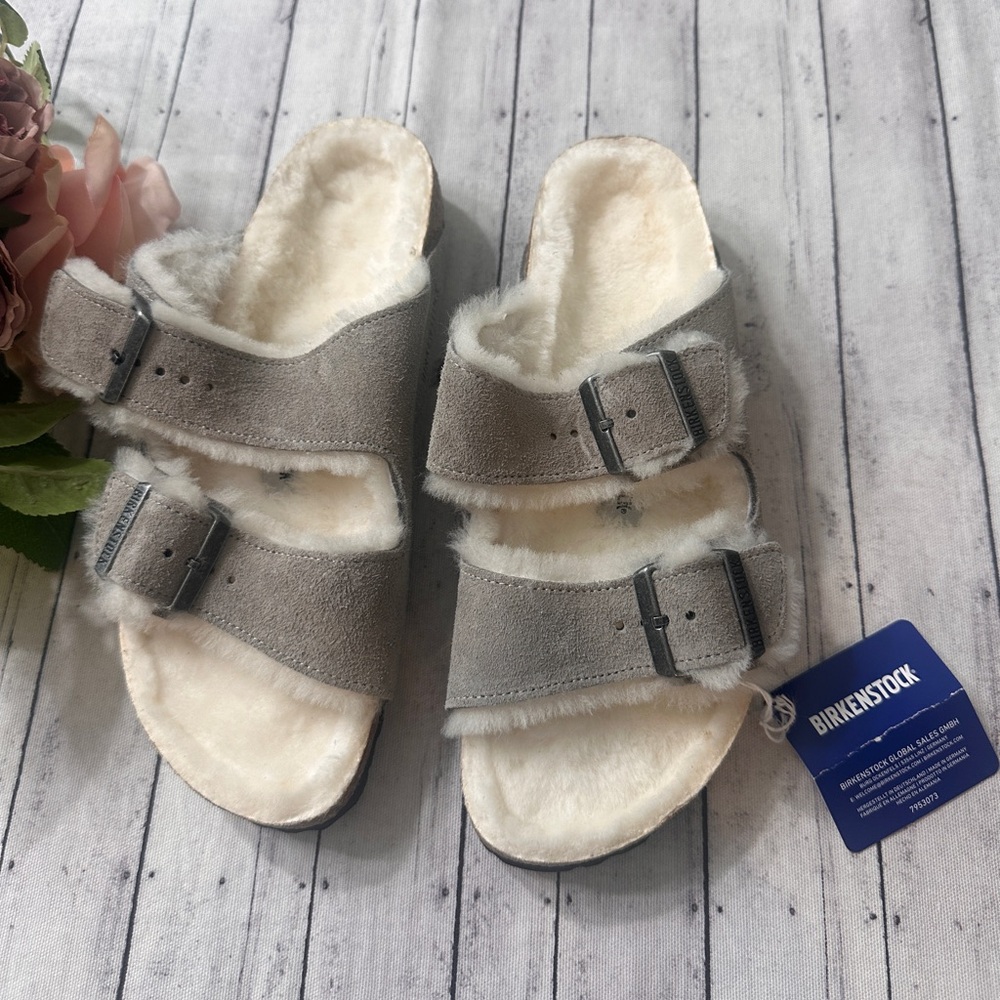 New Birkenstock Arizona Shearling
Suede Leather - Picture 2 of 12
